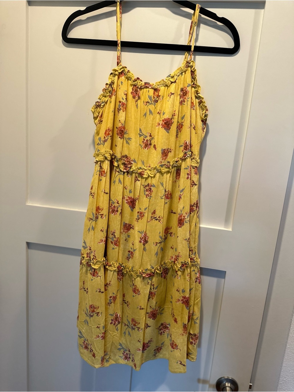 Mystree Yellow Floral Mini Dress - Picture 2 of 3